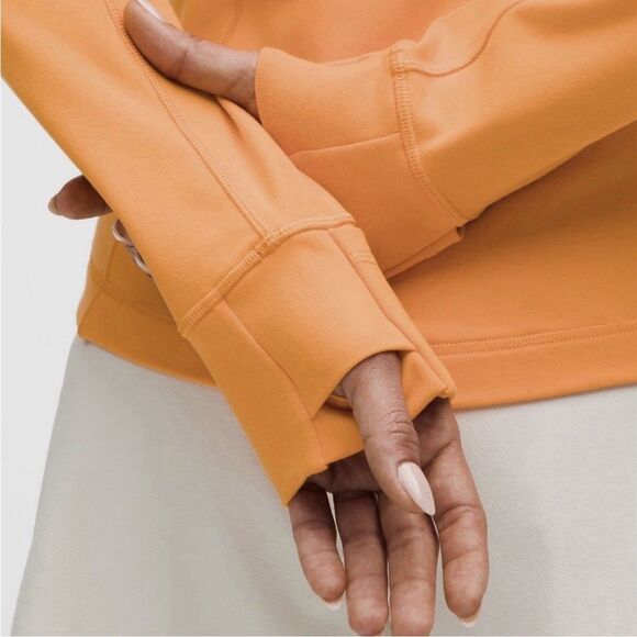 Lululemon Define Jacket Women’s 12 Luon Tiger Orange Full Zip Yoga Gym Athletic - Picture 3 of 12